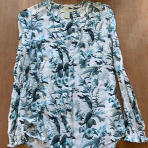 Oasis (Fitzwillian Museum Cambridge) tropical floral tunic